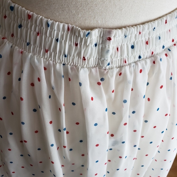 American Apparel Long Sheer Skirt w/ Polka Dots - Picture 5 of 5